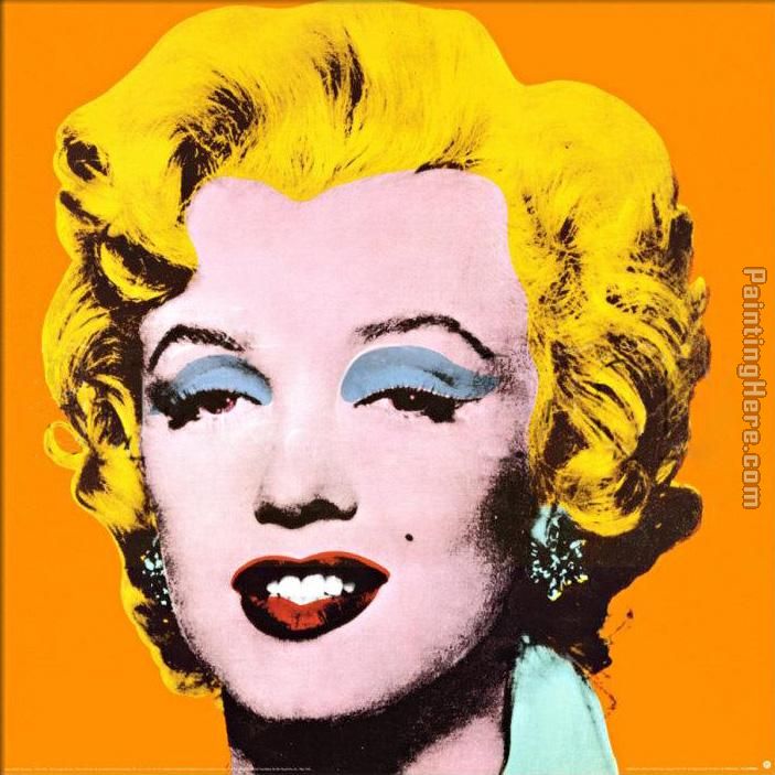 Marilyn painting - Andy Warhol Marilyn art painting